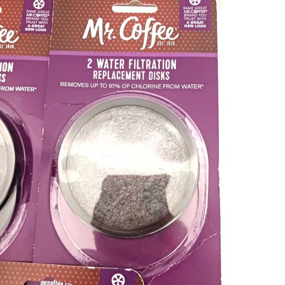 Mr. Coffee Replacement Water Filter Disc Lot Of 3 -SIX Filters Total-New - Picture 3 of 6